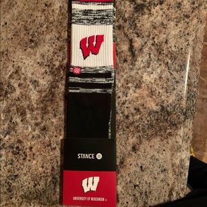 Stance - University of Wisconsin socks Size L 9-12